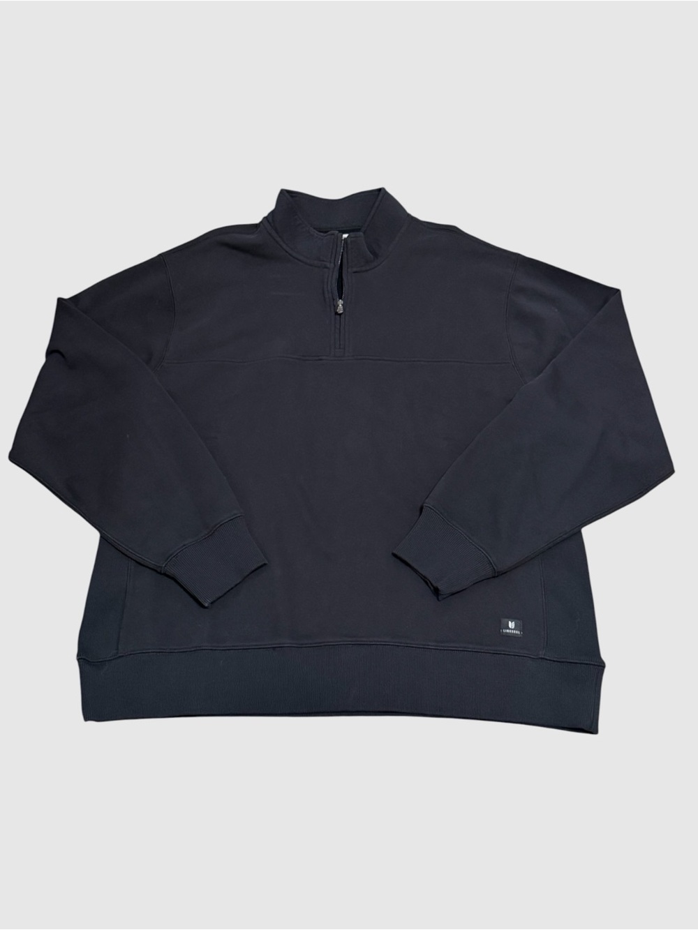 Linksoul Ojai Lux Terry Quarter-Zip Men’s XXL Black Pullover Sweatshirt Golf